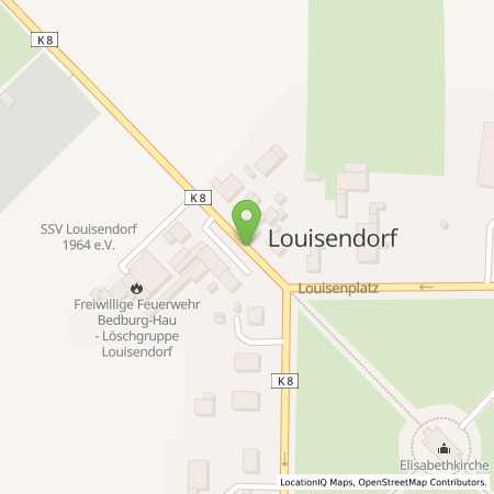 Standortübersicht der Strom (Elektro) Tankstelle: innogy SE in 47551, Bedburg-Hau