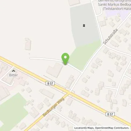 Standortübersicht der Tankstelle Fisser & Scheers GmbH & Co. KG in 47551 Bedburg-Hau