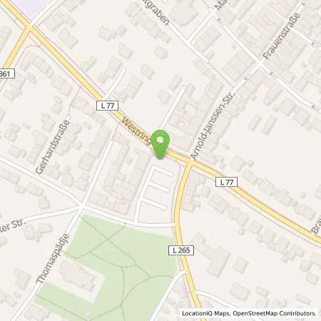 Standortübersicht der Tankstelle Stadtwerke Goch GmbH in 47574 Goch