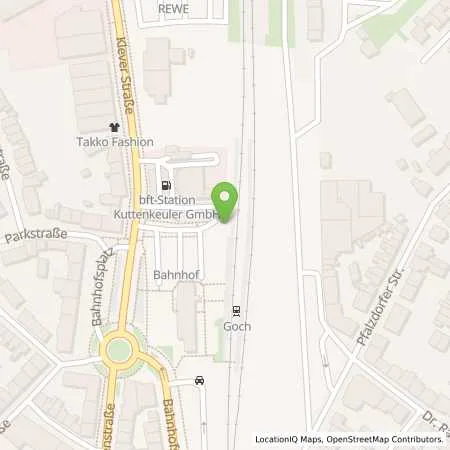 Standortübersicht der Tankstelle Stadtwerke Goch GmbH in 47574 Goch