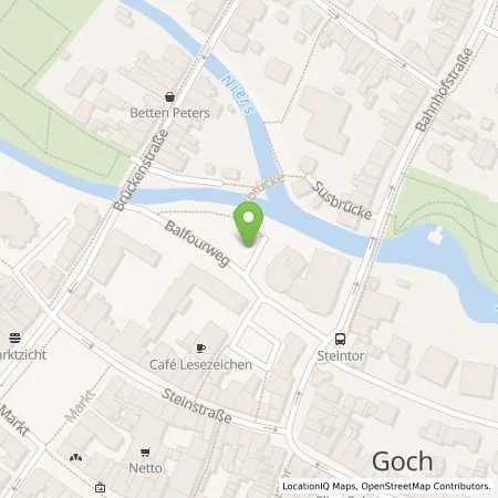 Standortübersicht der Tankstelle Stadtwerke Goch GmbH in 47574 Goch