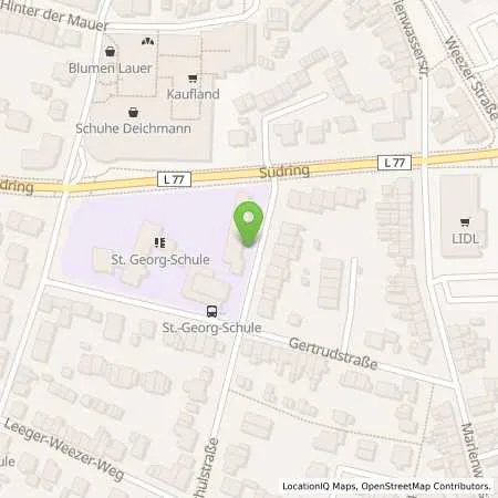 Standortübersicht der Tankstelle Stadtwerke Goch GmbH in 47574 Goch