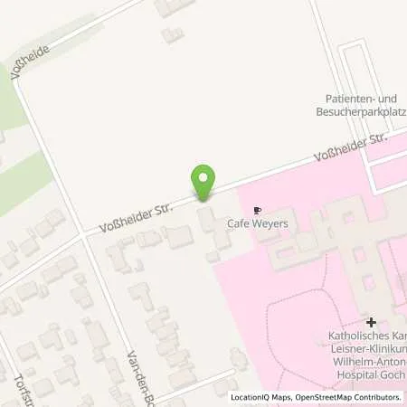 Standortübersicht der Tankstelle Stadtwerke Goch GmbH in 47574 Goch