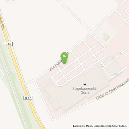 Standortübersicht der Tankstelle Stadtwerke Goch GmbH in 47574 Goch