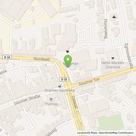 Standortübersicht der Tankstelle Stadtwerke Geldern GmbH in 47608 Geldern