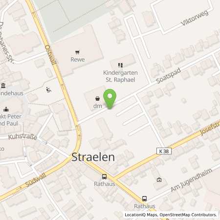 Standortübersicht der Strom (Elektro) Tankstelle: Stadt Straelen in 47638, Straelen