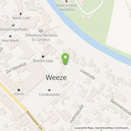 Standortübersicht der Tankstelle innogy eMobility Solutions GmbH in 47652 Weeze