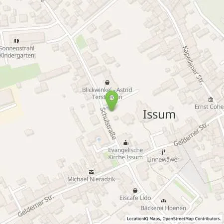Standortübersicht der Tankstelle innogy SE in 47661 Issum