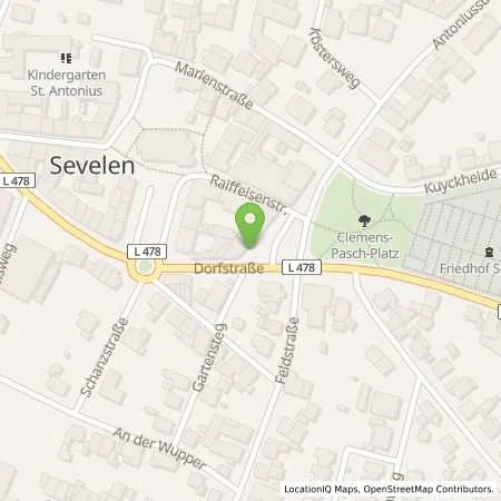 Standortübersicht der Tankstelle innogy SE in 47661 Issum