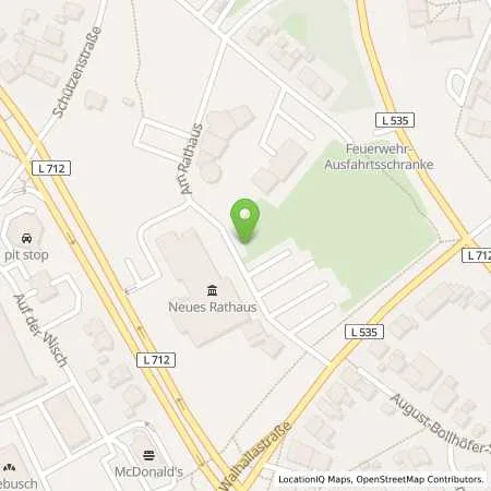 Standortübersicht der Tankstelle Stadtwerke Bad Salzuflen GmbH in 32105 Bad Salzuflen