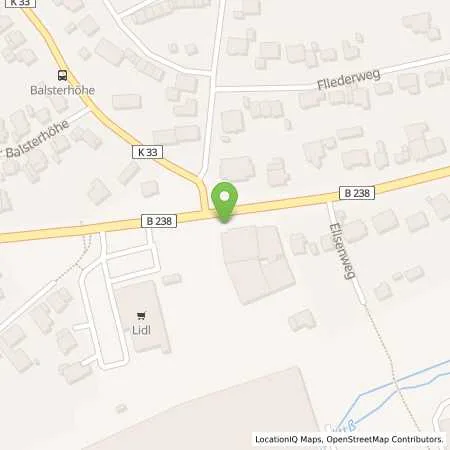 Standortübersicht der Tankstelle Stadtwerke Bad Salzuflen GmbH in 32657 Lemgo