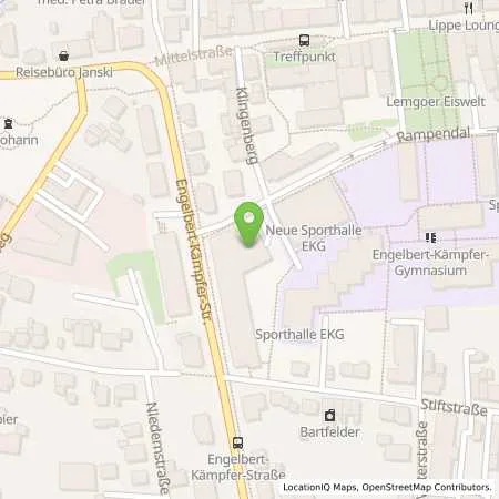 Standortübersicht der Tankstelle Stadtwerke Lemgo GmbH in 32657 Lemgo