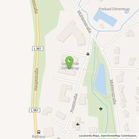 Standortübersicht der Tankstelle Stadtwerkenergie Ostwestfalen-Lippe GmbH in 32694 Dörentrup