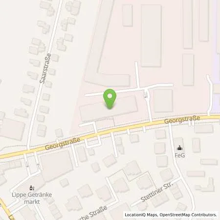 Standortübersicht der Tankstelle Stadtwerke Detmold GmbH in 32756 Detmold