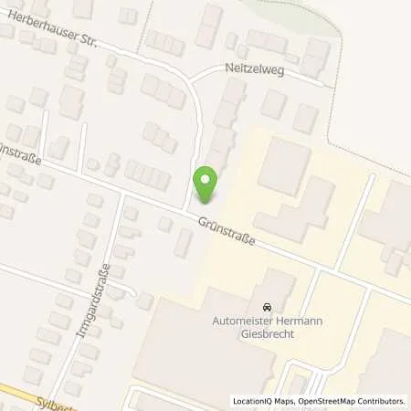 Standortübersicht der Tankstelle Stadtwerke Detmold GmbH in 32756 Detmold