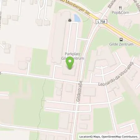 Standortübersicht der Tankstelle Stadtwerke Detmold GmbH in 32760 Detmold