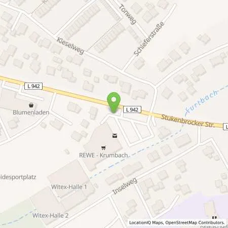 Standortübersicht der Tankstelle Stadtwerkenergie Ostwestfalen-Lippe GmbH in 32832 Augustdorf