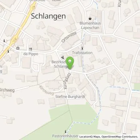 Standortübersicht der Tankstelle Westfalen Weser Netz GmbH in 33189 Schlangen