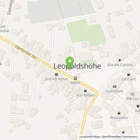 Standortübersicht der Tankstelle Stadtwerkenergie Ostwestfalen-Lippe GmbH in 33818 Leopoldshöhe