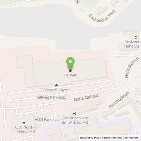 Standortübersicht der Tankstelle EnBW mobility+ AG und Co.KG in 58509 Lüdenscheid