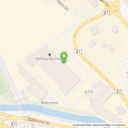 Standortübersicht der Strom (Elektro) Tankstelle: EnBW mobility+ AG und Co.KG in 58706, Menden