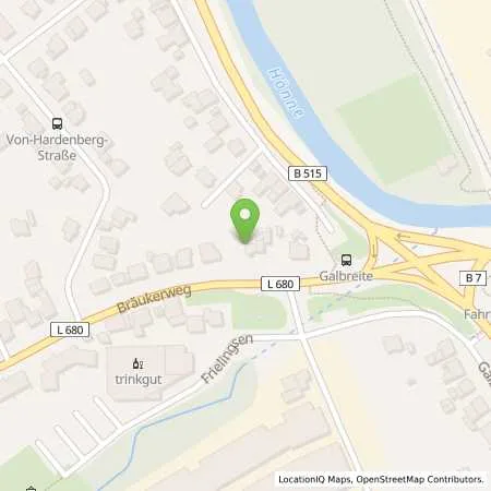 Standortübersicht der Tankstelle Kfz-Meisterbetrieb Bernd Nickel in 58708 Menden