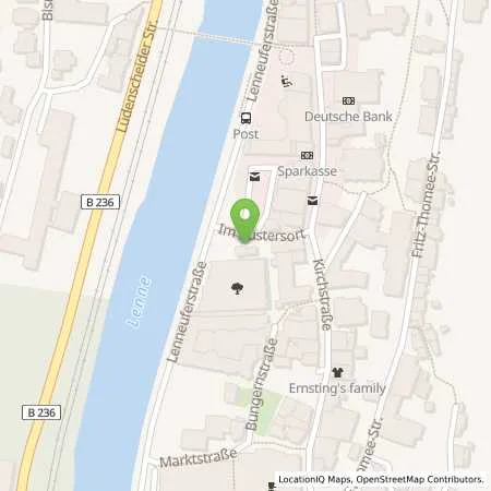 Standortübersicht der Tankstelle Mark-E Aktiengesellschaft in 58762 Altena