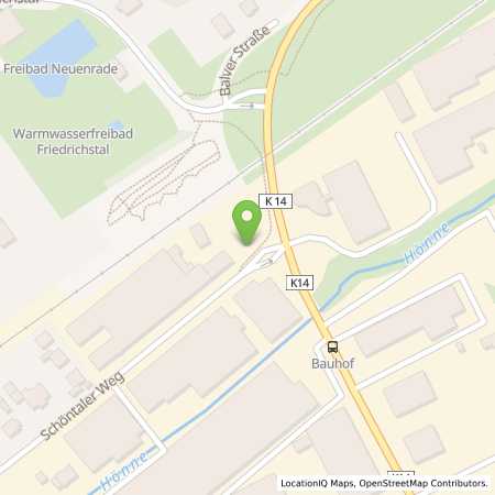 Standortübersicht der Strom (Elektro) Tankstelle: Mark-E Aktiengesellschaft in 58809, Neuenrade