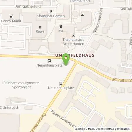 Standortübersicht der Tankstelle Allego GmbH in 40699 Erkrath