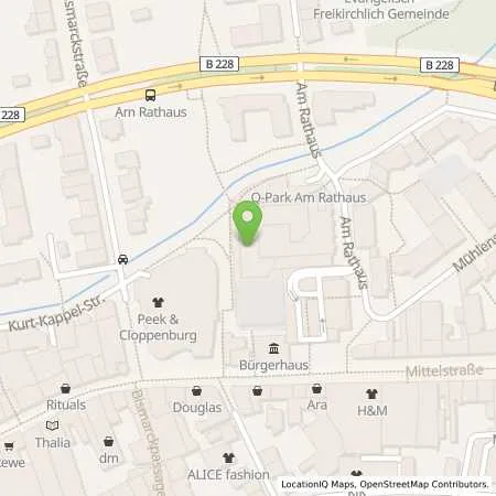 Standortübersicht der Tankstelle Stadtwerke Hilden GmbH in 40721 Hilden