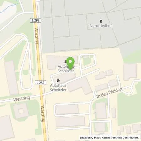 Standortübersicht der Tankstelle Autohaus Schnitzler GmbH & Co. KG in 40721 Hilden