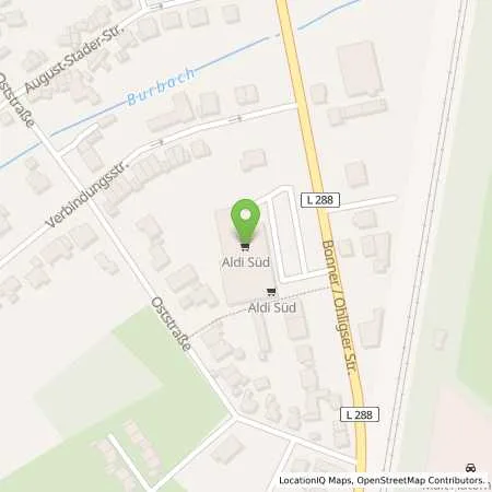 Standortübersicht der Tankstelle ALDI SÜD in 40764 Langenfeld