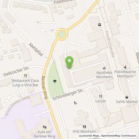 Standortübersicht der Tankstelle Kaufland Dienstleistung GmbH & Co. KG in 40789 Monheim