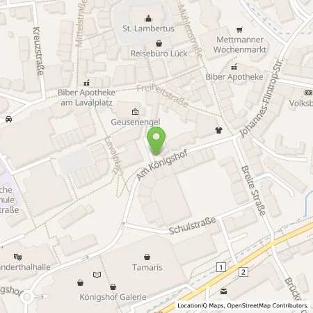 Standortübersicht der Tankstelle innogy SE in 40822 Mettmann