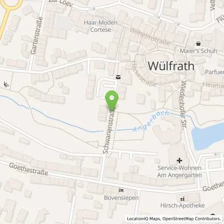 Standortübersicht der Tankstelle innogy eMobility Solutions GmbH in 42489 Wülfrath