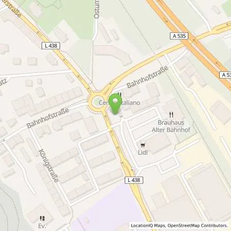 Standortübersicht der Tankstelle Stadtwerke Velbert GmbH in 42551 Velbert