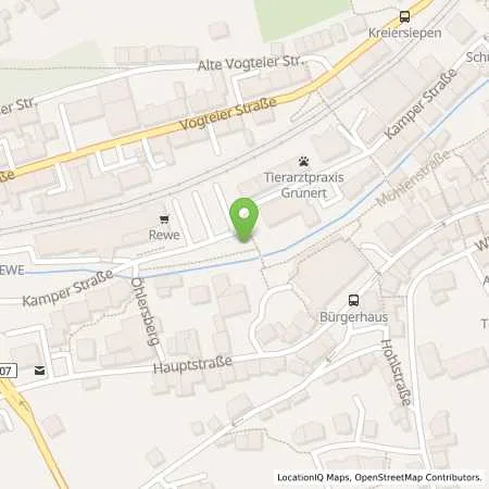 Standortübersicht der Tankstelle Stadtwerke Velbert GmbH in 42555 Velbert