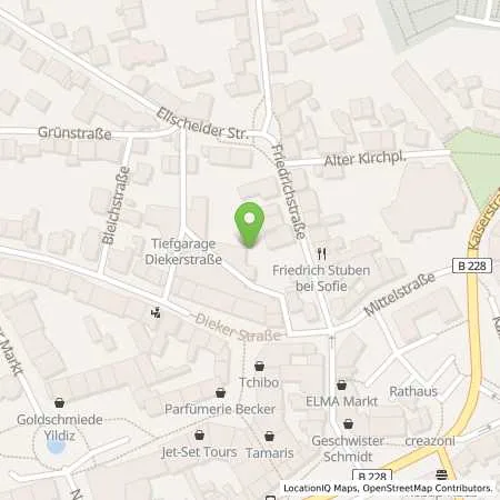 Standortübersicht der Tankstelle Stadtwerke Haan GmbH in 42781 Haan