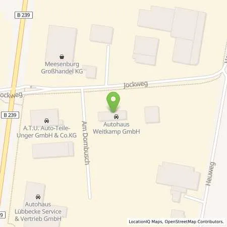 Standortübersicht der Tankstelle Stadtwerke Lübbecke GmbH in 32312 Lübbecke