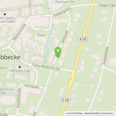Standortübersicht der Tankstelle Stadtwerke Lübbecke GmbH in 32312 Lübbecke