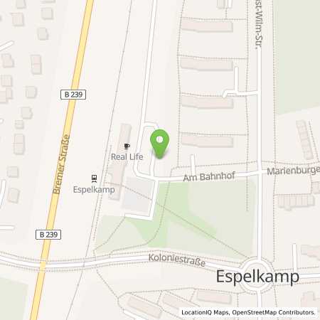 Standortübersicht der Strom (Elektro) Tankstelle: innogy eMobility Solutions GmbH in 32339, Espelkamp