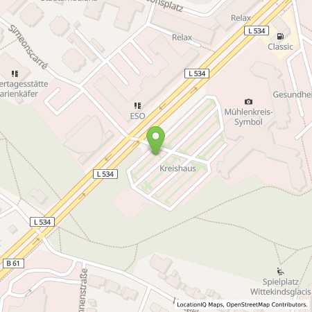 Standortübersicht der Strom (Elektro) Tankstelle: Westfalen Weser Netz GmbH in 32423, Minden