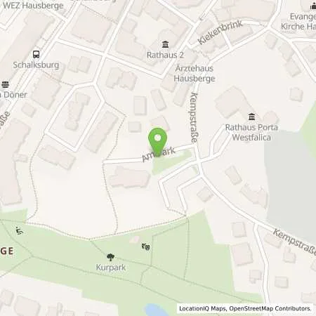Standortübersicht der Tankstelle Stadtwerke Porta Westfalica GmbH in 32457 Porta Westfalica