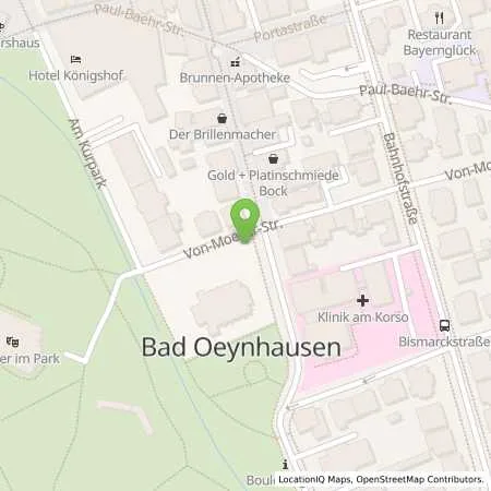 Standortübersicht der Tankstelle Westfalen Weser Netz GmbH in 32546 Bad Oeynhausen