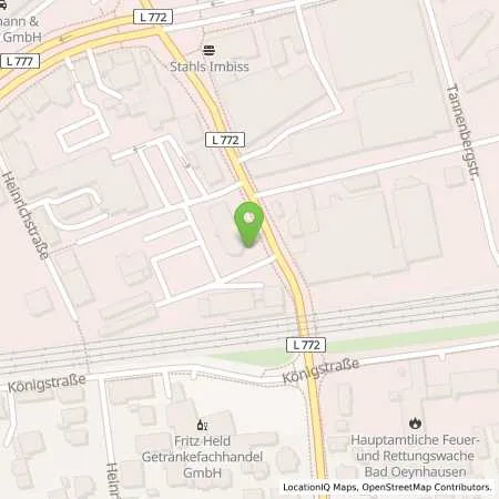 Standortübersicht der Tankstelle Gelsenwasser AG in 32547 Bad Oeynhausen