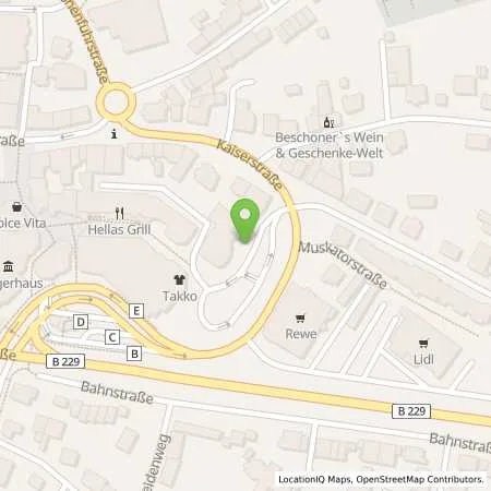 Standortübersicht der Tankstelle Stadtwerke Radevormwald GmbH in 42477 Radevormwald