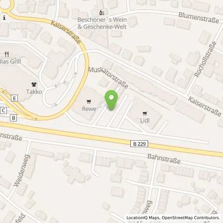 Standortübersicht der Tankstelle Stadtwerke Radevormwald GmbH in 42477 Radevormwald