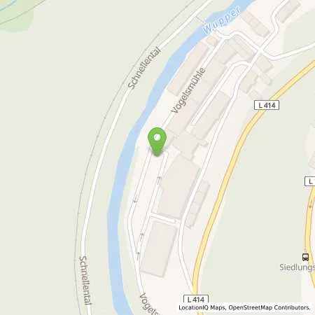 Standortübersicht der Tankstelle Stadtwerke Radevormwald GmbH in 42477 Radevormwald