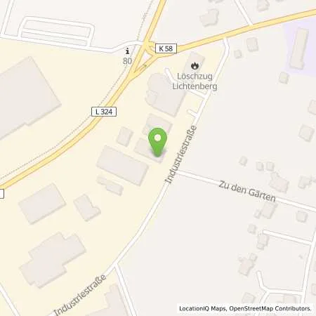 Standortübersicht der Tankstelle Fabrilog GmbH & Co. KG in 51597 Morsbach