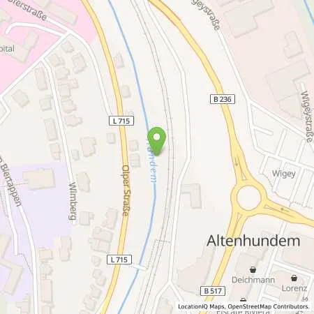 Standortübersicht der Tankstelle BIGGE ENERGIE GmbH & Co. KG in 57368 Lennestadt